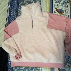 Pink Fleece Pullover